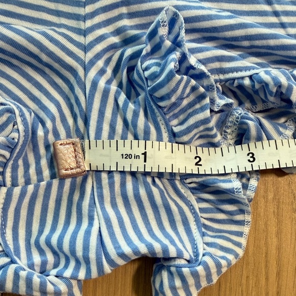 Striped Blue Women's Pajama Set Small - Picture 3 of 9